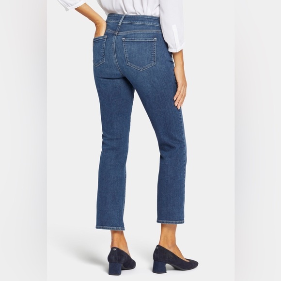 NYDJ Marilyn Embroidered Ankle Crop Jeans  | Size 12 | Lift Tuck Technology - Picture 3 of 16